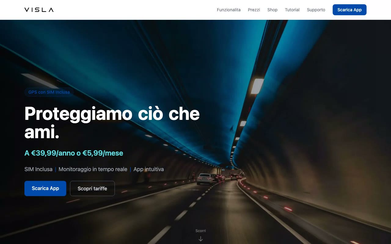 Visla GPS — Landing & E-commerce
